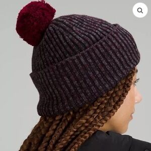 ❄️Lululemon❄️Textured Fleece-Lined Knit Beanie
